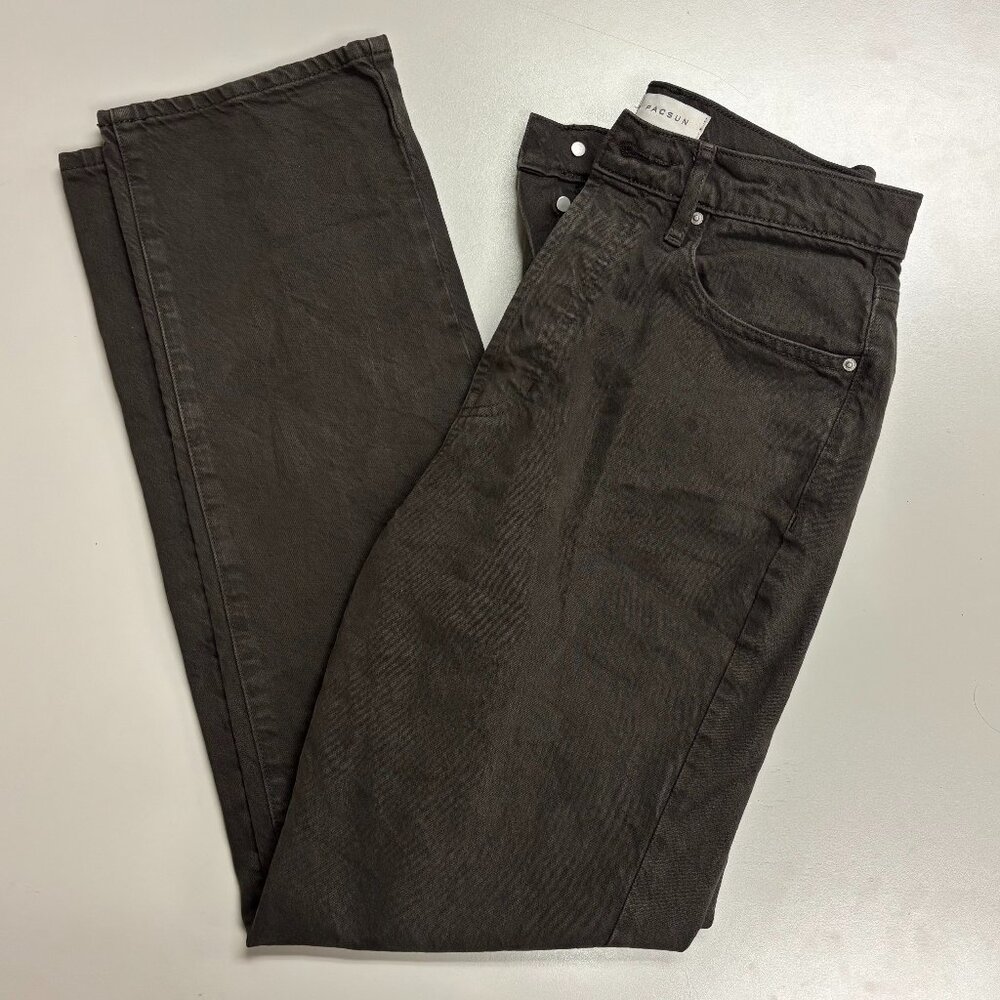PacSun Dark Brown Dad Jeans
